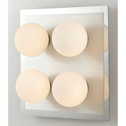 Luminosa Lighting Luminosa Ip44 Globe Flush Ceiling Light G9 4 Light G9 In Polished Chrome & Aluminium - thumbnail 2