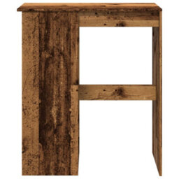 Berkfield Bar Table With Racks Old Wood 90X47.5X103.5 Cm Engineered Wood - thumbnail 4