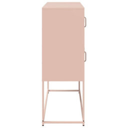 Berkfield Sideboard Pink 100.5X39X107 Cm Cold-Rolled Steel - thumbnail 7