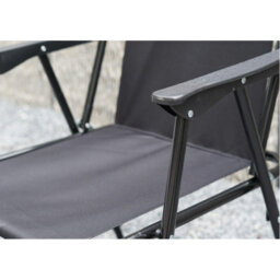 Gr8 Garden Set Of 4 Black Outdoor Garden Camping Beach Folding Chair - thumbnail 3