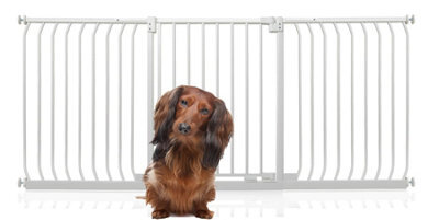 Bettacare Elite Pressure Dog Gate, 179Cm - 188Cm, Matt White, Pressure Fit Pet Gate For Dog And Puppy - image 1
