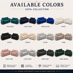 Stratus Interiors Ashley Teal Blue Chesterfield Full Back Sofa Collection With Sophisticated Charm-Set - thumbnail 4