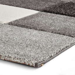 Grey Rug, Modern Geometric Handmade Rug, Luxurious Stain-Resistant Grey Rug For Bedroom, & Dining Room-60 X 230Cm (Runner) - thumbnail 6