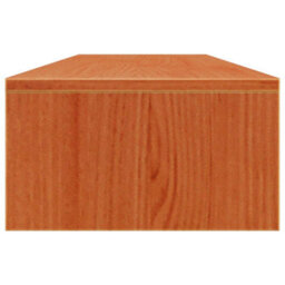 Berkfield Monitor Stand Wax Brown 100X27X15 Cm Solid Wood Pine - thumbnail 5