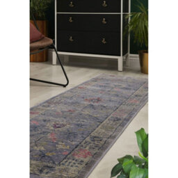 Melrose Astoria Modern Traditional Grey Design Large Indoor Area Runner Rug 068/230Cm - thumbnail 1