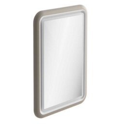 Plum&clay Sutton Taupe Border Bathroom Mirror Led Touch Switch Landscape Portrait Mirror (W)550mm (H)800mm - thumbnail 4