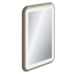 Plum&clay Sutton Taupe Border Bathroom Mirror Led Touch Switch Landscape Portrait Mirror (W)550mm (H)800mm - thumbnail 3