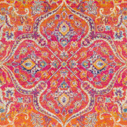 Livabliss Harput-Vintage Orange Blue Grey Burgundy Traditional Boho Living Dining Bedroom Rug 120 X 170 Cm Easy Care, Non Shedding - thumbnail 7