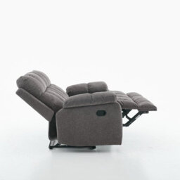 Manual Recliner Sofa, Fabric Upholstery Recliner Loverseat - thumbnail 4