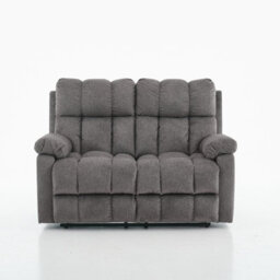 Manual Recliner Sofa, Fabric Upholstery Recliner Loverseat - thumbnail 7