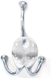 Castelion Chrome Double Hat And Coat Hook - thumbnail 3