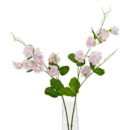 Hill Interiors The Natural Garden Collection Sweetpea Artificial Flower Pink (One Size) - thumbnail 2