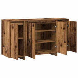 Berkfield Old Wood Sideboard Old Wood Solid Reclaimed Wood 135 X 41 X 75 Cm - thumbnail 5