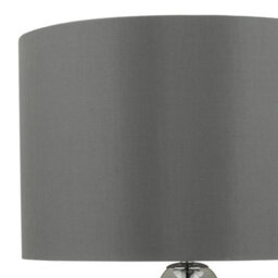 DAR Quinn Table Lamp Smoked Glass With Shade - thumbnail 3