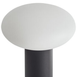Wyld And Coco Black Mushroom Led Wireless Table Lamp - Portable Touch Dimmer, 3 Colour Temperatures - thumbnail 4