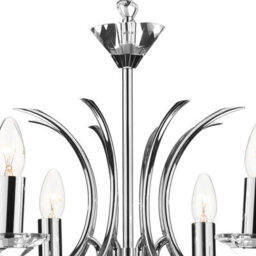 The Lighting Studio Medusa 8 Light Dual Mount Pendant K9 Crystal Polished Chrome - thumbnail 3
