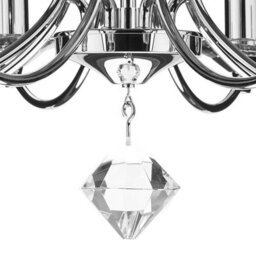 The Lighting Studio Medusa 8 Light Dual Mount Pendant K9 Crystal Polished Chrome - thumbnail 5