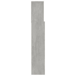 Vidaxl Headboard Cabinet Concrete Grey 120X19X103.5 Cm Headboard Cabinets - thumbnail 6