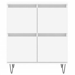 Berkfield Durable Sideboard White 60X35X70 Cm Engineered Wood - thumbnail 5