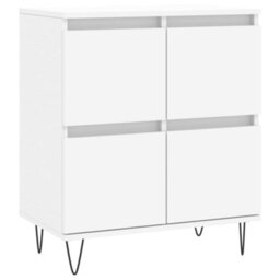Berkfield Durable Sideboard White 60X35X70 Cm Engineered Wood - thumbnail 1