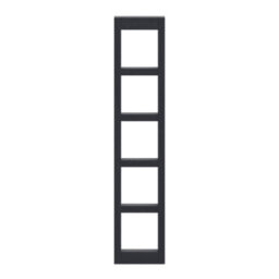 Alpinia Matt Midnight Navy Wine Rack Fascia, (H)715mm(W)147mm - thumbnail 1