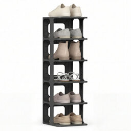 6-Tier Stackable Shoe Rack For Closet - thumbnail 1