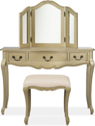 Statement Furniture Juliette 3-Way Dressing Table Mirror - Gold - thumbnail 2