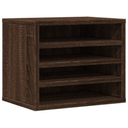 Walplus Desk Organiser Brown Oak 36X26X29.5 Cm Engineered Wood - thumbnail 2