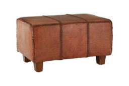 Buttercup Farm Inca Bench With Teak Wooden Legs - Textile - L53 X W80 X H43 Cm - Brown - thumbnail 4