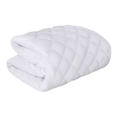 K Collection Quilted Mattress Protector White (Superking) - image 1
