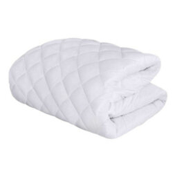 K Collection Quilted Mattress Protector White (Superking) - thumbnail 2