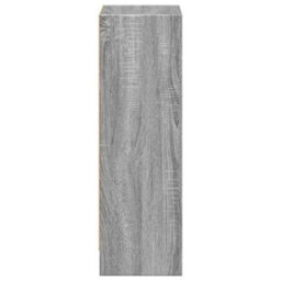 Berkfield Bookcase Grey Sonoma 40X24X76 Cm Engineered Wood - thumbnail 5
