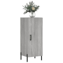 Berkfield Sideboard Grey Sonoma 34.5X34X90 Cm Engineered Wood - thumbnail 3
