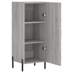 Berkfield Sideboard Grey Sonoma 34.5X34X90 Cm Engineered Wood - thumbnail 5