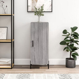 Berkfield Sideboard Grey Sonoma 34.5X34X90 Cm Engineered Wood - thumbnail 1
