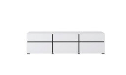 Arte Kross 41 Tv Cabinet In White - W1800mm H480mm D400mm Contemporary Minimalist - thumbnail 4