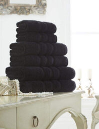 Gc Gaveno Cavailia 2 Pack Zero Twist Bath Towel 70X120 Black Quick Absorbent & Super Soft Towels