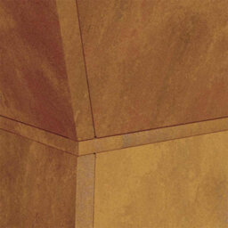 Berkfield Modern Garden Pillar Planter With Bowl 35X35X73 Cm Weathering Steel - thumbnail 9