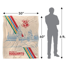 Harry Potter Welcome To Hogwarts Blanket Multicoloured (One Size) - thumbnail 5
