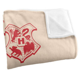 Harry Potter Welcome To Hogwarts Blanket Multicoloured (One Size) - thumbnail 3