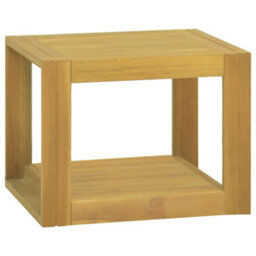 Berkfield Bathroom Cabinet 45X45X35 Cm Solid Wood Teak