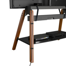 "Avf Hoxton Quad Freestanding Tv Stand, For Tvs Up To 86"" - Dark Wood" - thumbnail 6