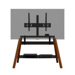 "Avf Hoxton Quad Freestanding Tv Stand, For Tvs Up To 86"" - Dark Wood" - thumbnail 3