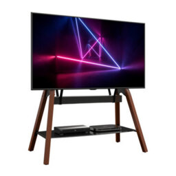 "Avf Hoxton Quad Freestanding Tv Stand, For Tvs Up To 86"" - Dark Wood" - thumbnail 9