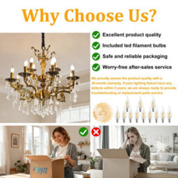 Vrygle 100Cm French Country Crystal Chandeliers Ceiling Light 12 Lights Vintage Pendant Light For Living Room E14 - thumbnail 3