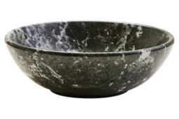 Orsina Marmore Black And White Veined Marble Bowl - thumbnail 5