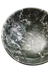 Orsina Marmore Black And White Veined Marble Bowl - thumbnail 3