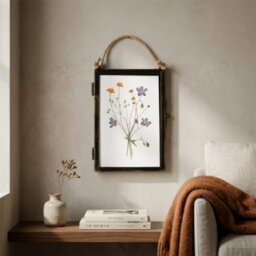 "Nicola Spring Hanging Metal Photo Frame - 4"" X 6"" - Black - Picture Frame Wall Mounted Frame With Rope" - thumbnail 7