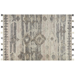 Beliani Rug Aratashen Grey 200 X 300 Cm Wool Kilim - thumbnail 4