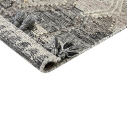 Beliani Rug Aratashen Grey 200 X 300 Cm Wool Kilim - thumbnail 7